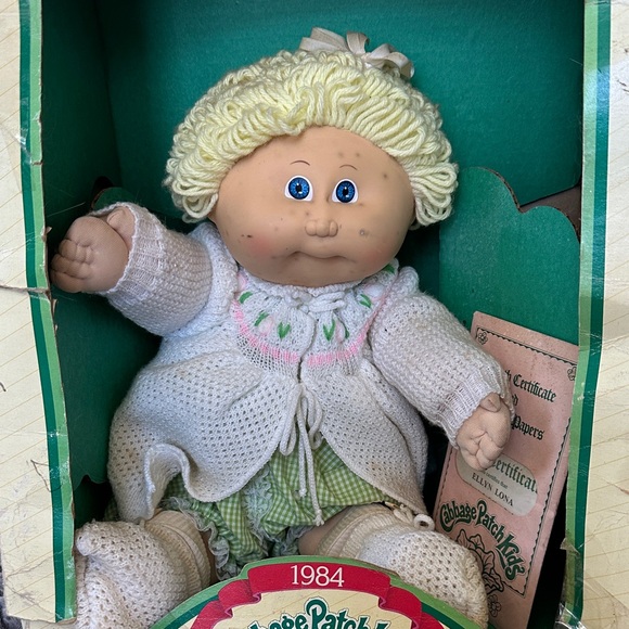 Cabbage Patch Kids Doll with Blonde Hair and Blue Eyes